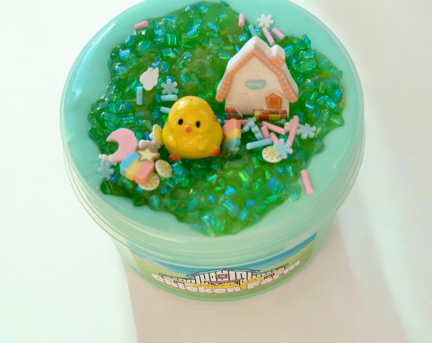 Chicken Farm - White Glue Jelly Slime