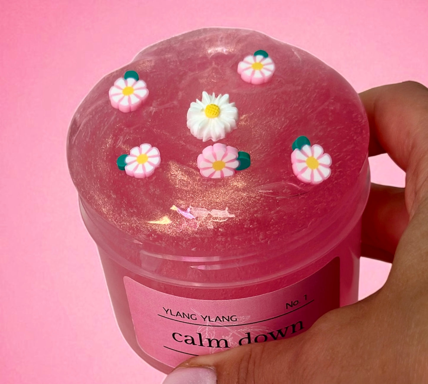 Calm down - Clear Putty Slime
