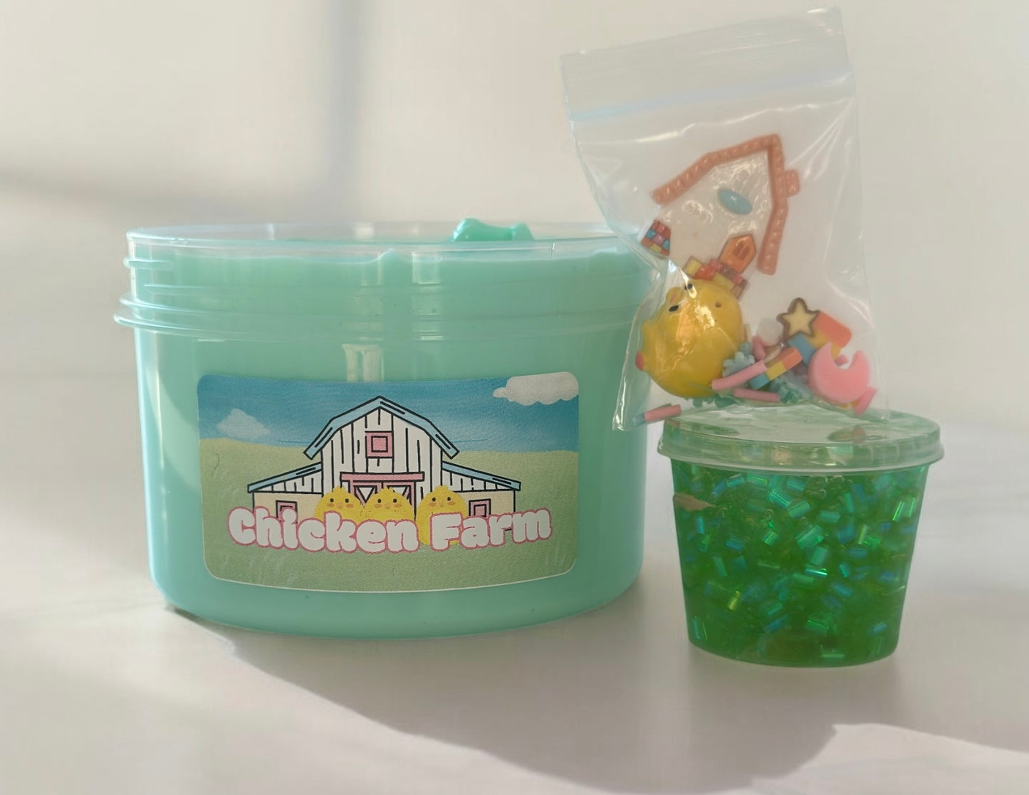 Chicken Farm - White Glue Jelly Slime