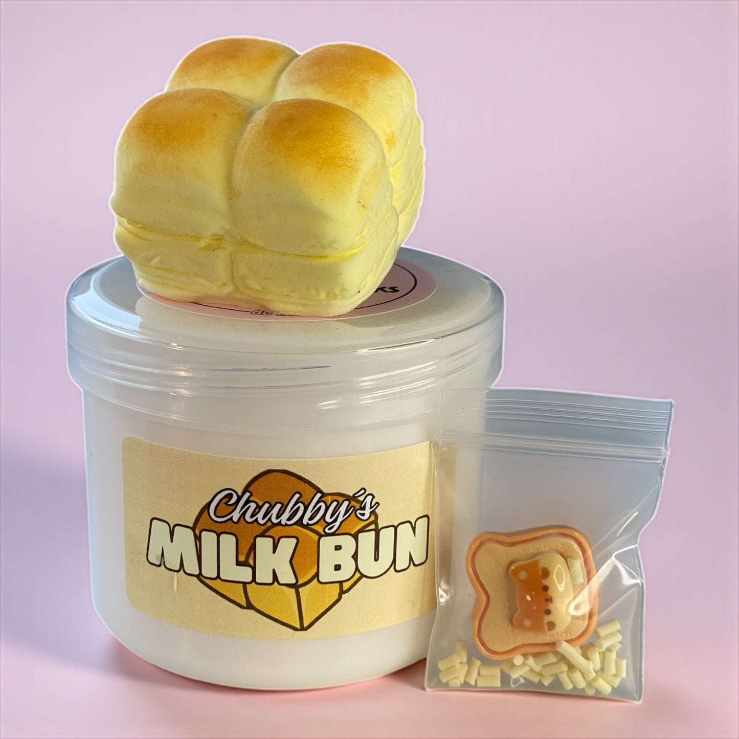 Chubby’s Milk Bun DIY Clay Slime - Marshmallow Slime