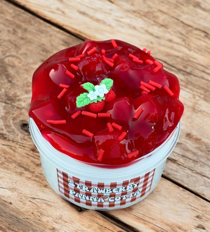 Strawberry Panna Cotta - Slay Slime + Jellycubes