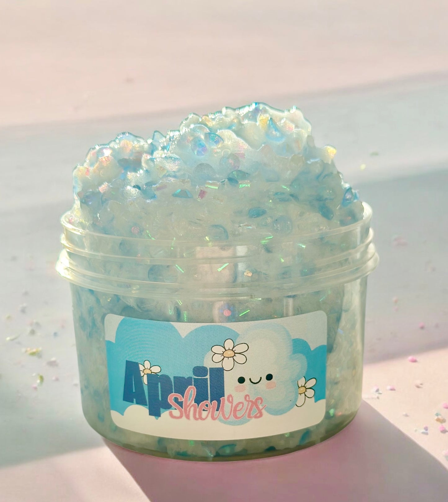 April showers - Rhinestone/ Bingsu Slime