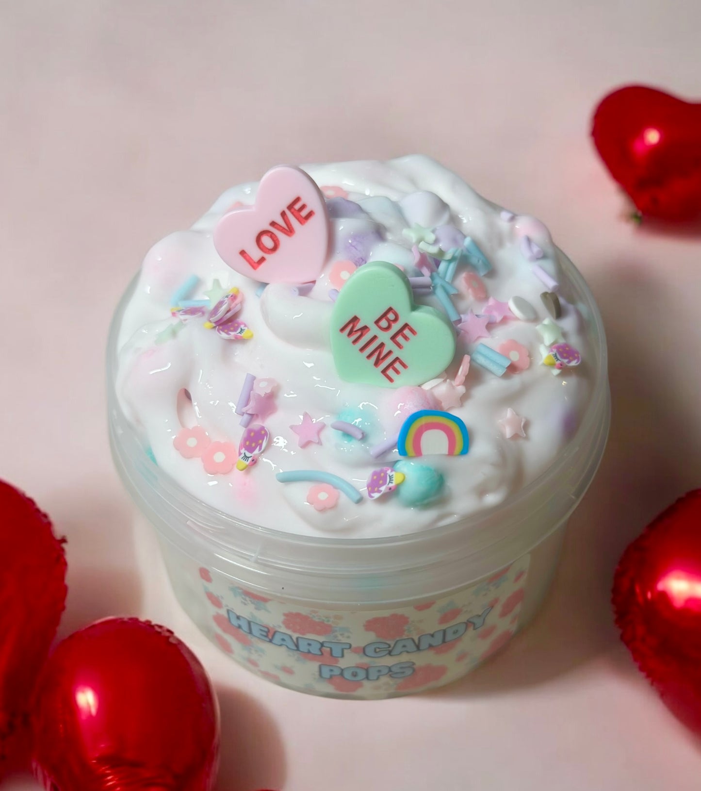 Heart Candy Pops - Floam Slime