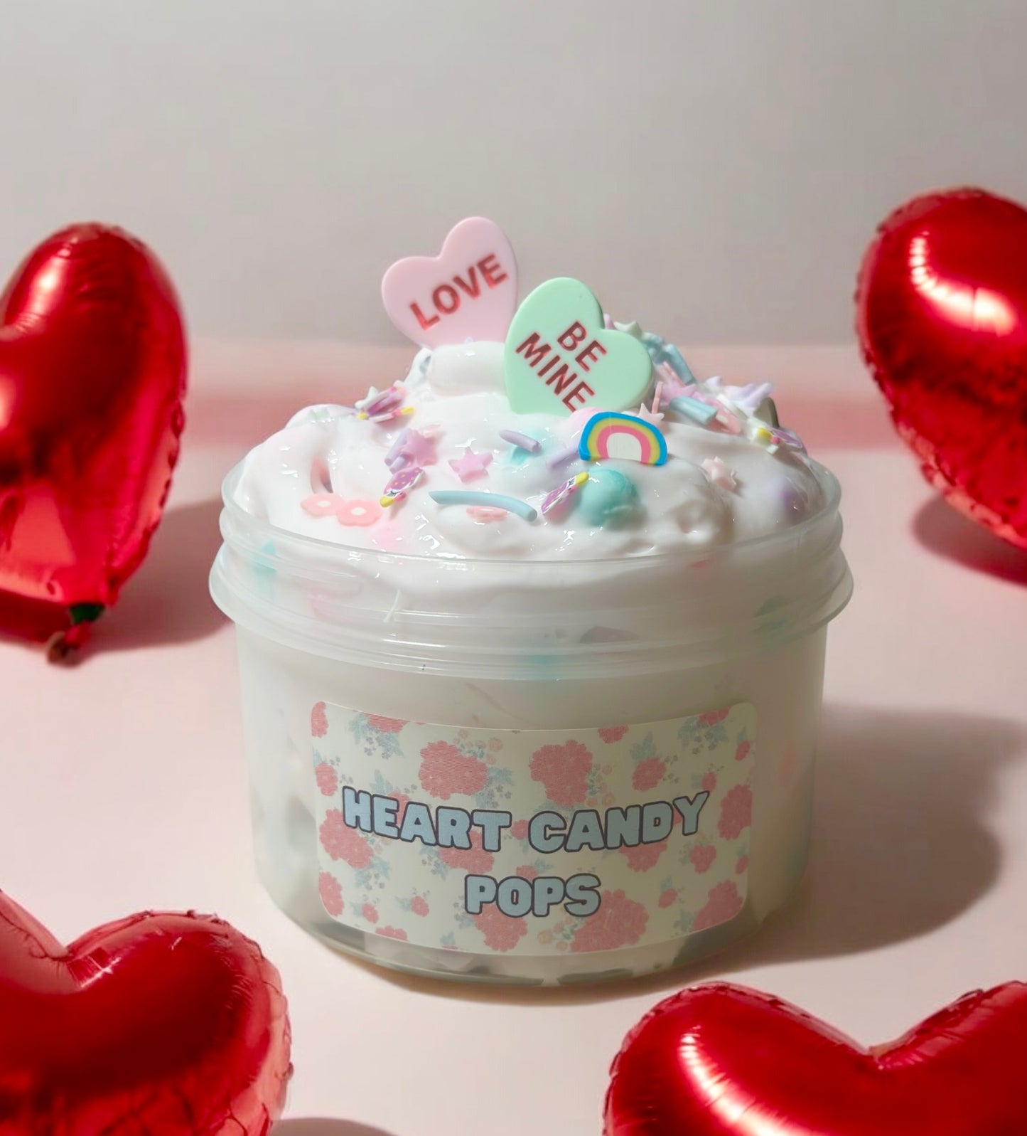 Heart Candy Pops - Floam Slime