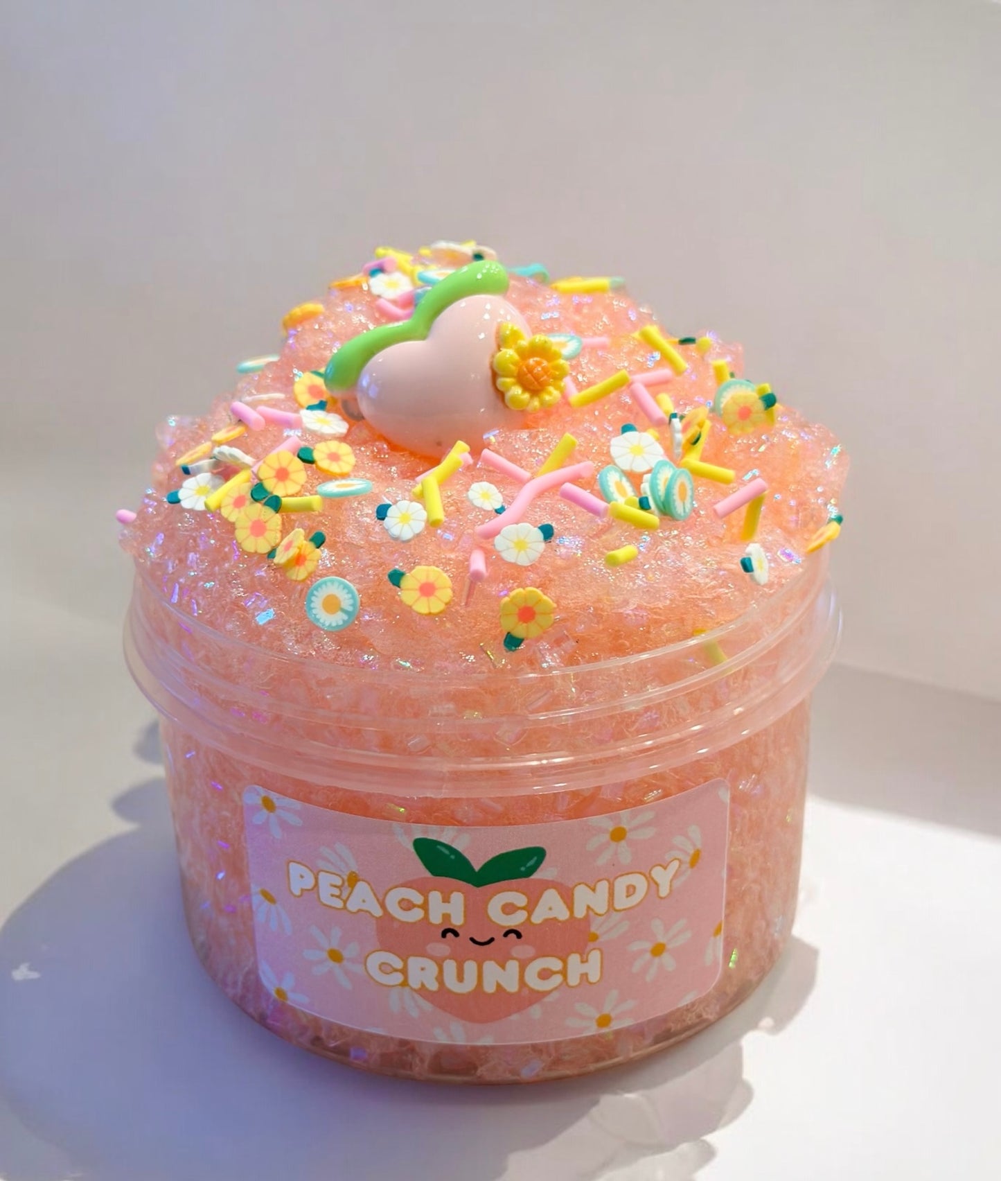 Peach Candy Crunch - Bingsu Slime