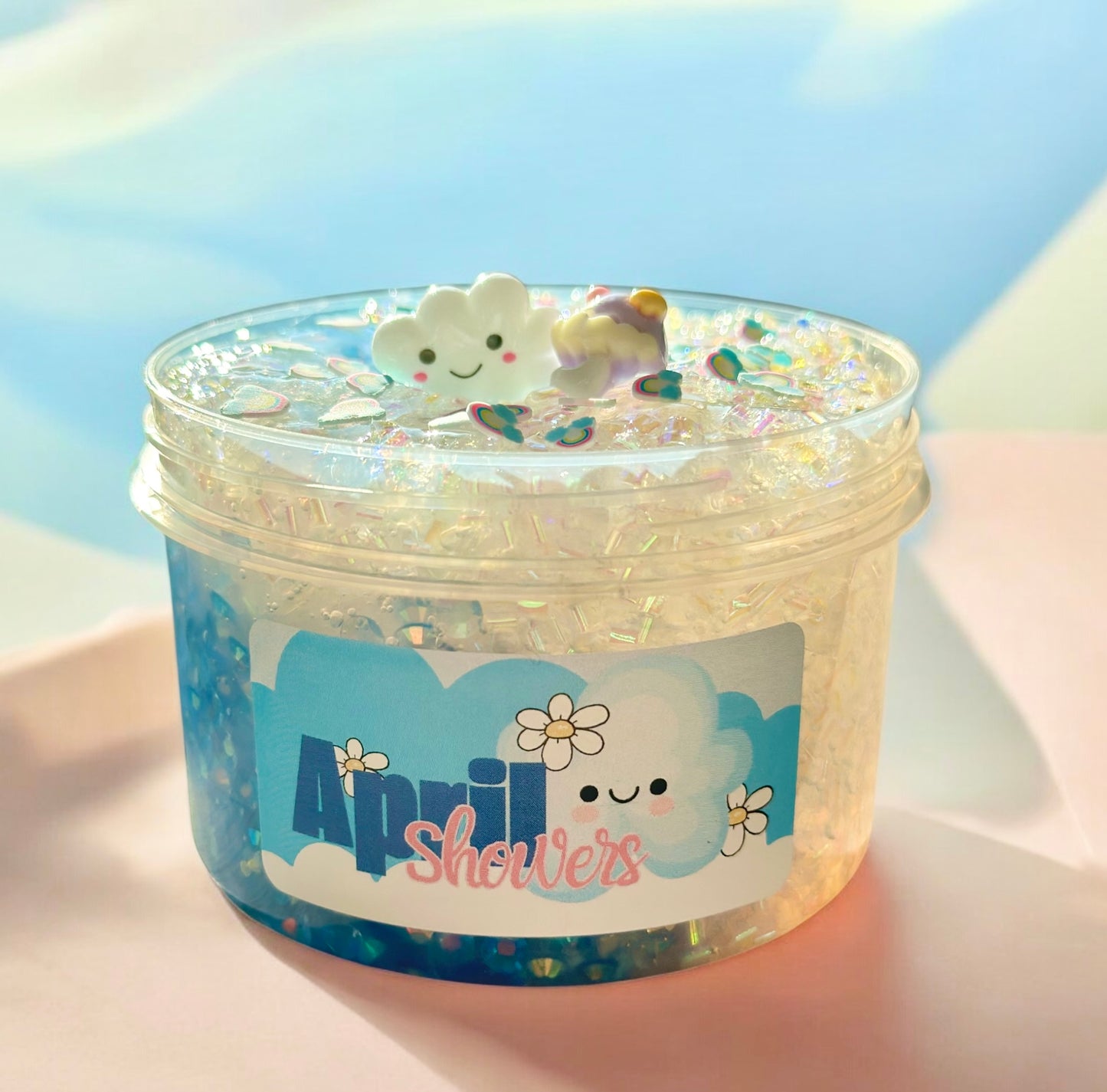 April showers - Rhinestone/ Bingsu Slime