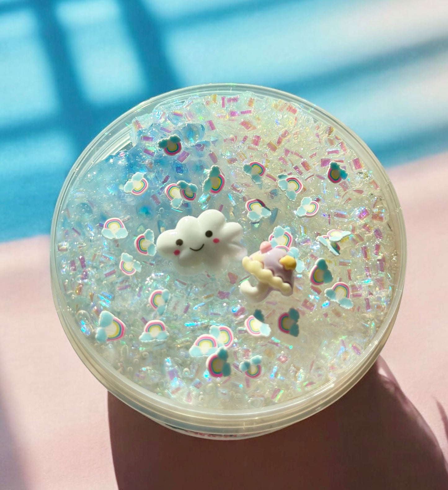 April showers - Rhinestone/ Bingsu Slime