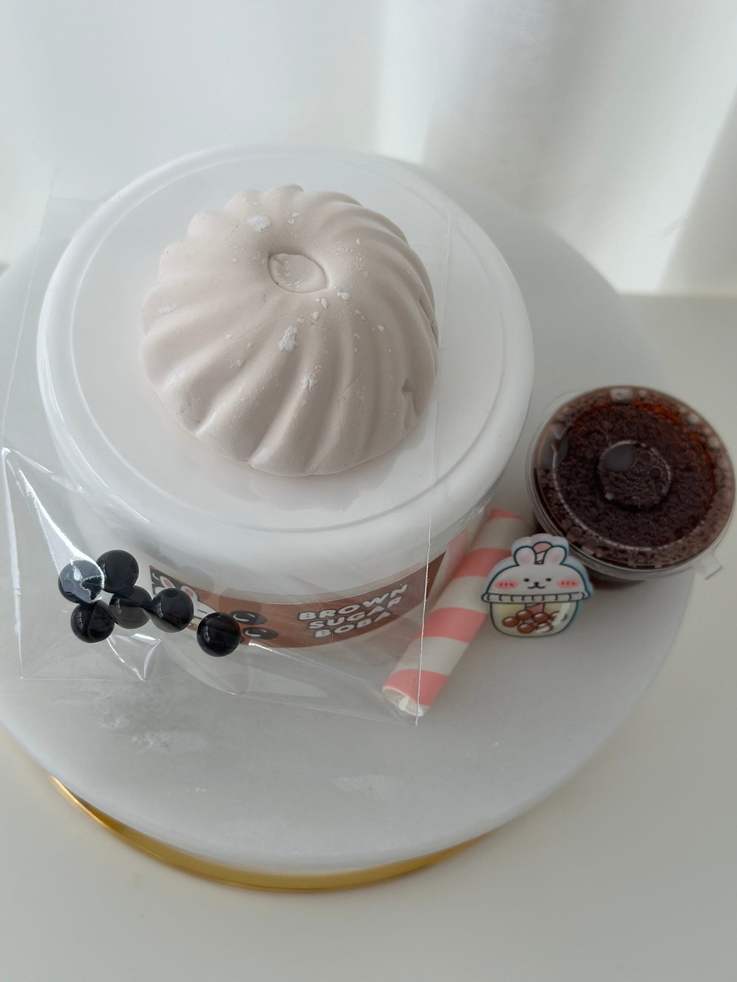 Brown Sugar Boba, DIY Clay Slime, Thick and Glossy Slime