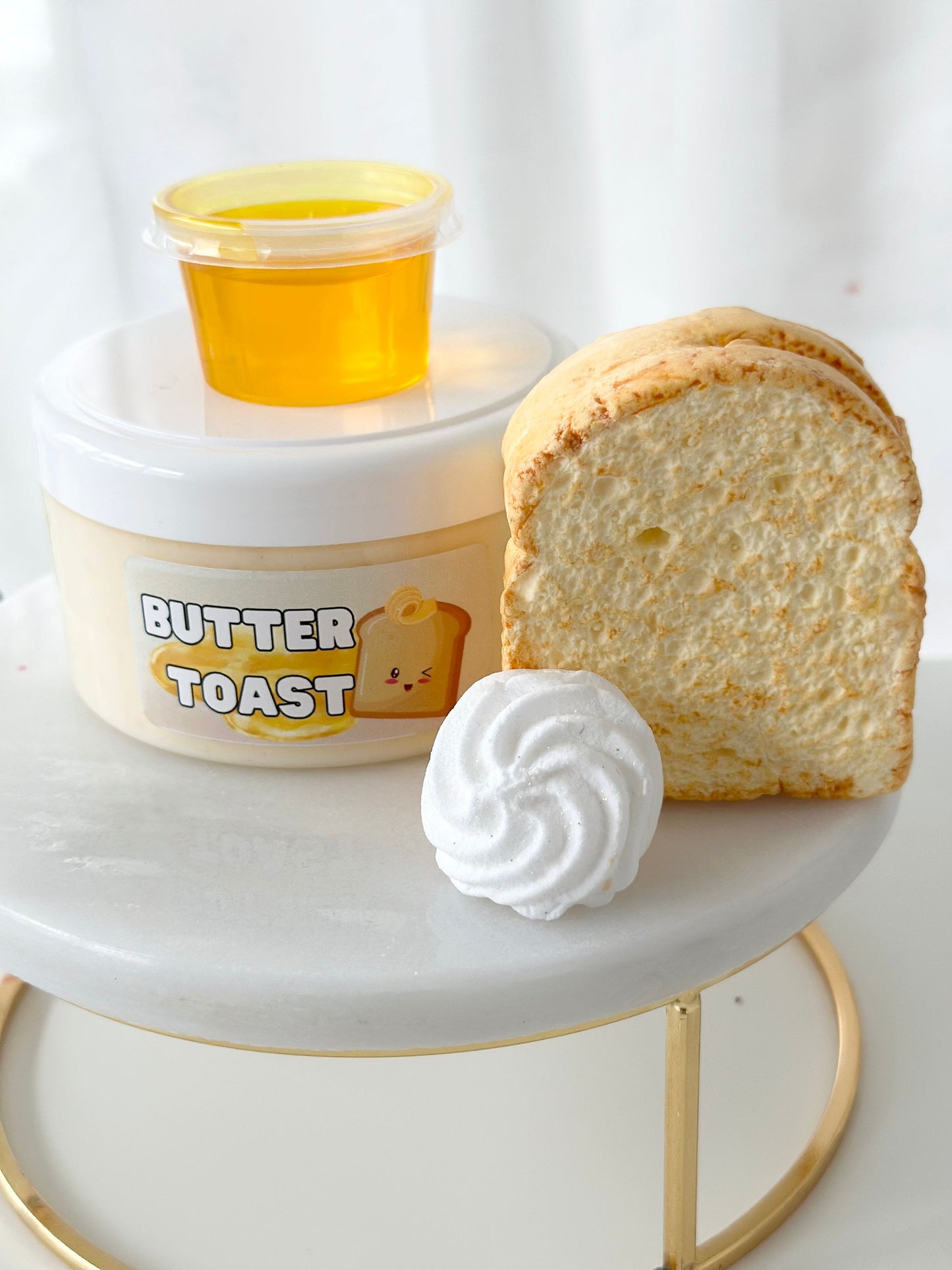 Butter Toast, DIY Clay Slime, Butter Slime
