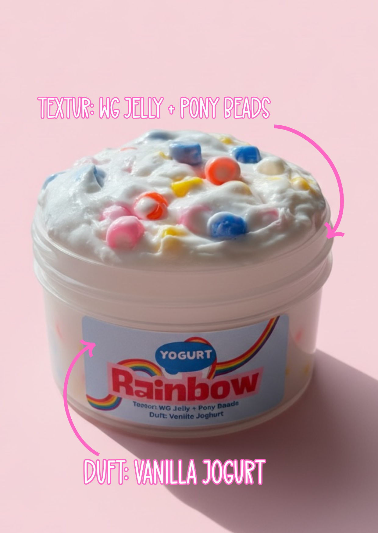 Rainbow Jogurt - WG Jelly + Pony Beads