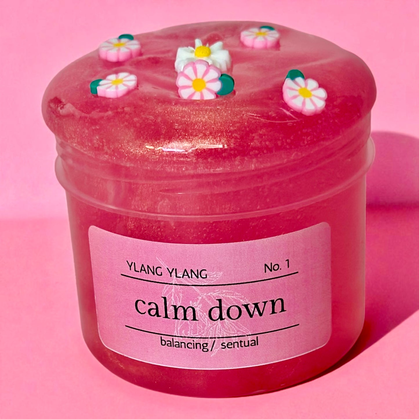 Calm down - Clear Putty Slime