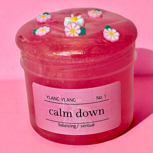 Calm down - Clear Putty Slime