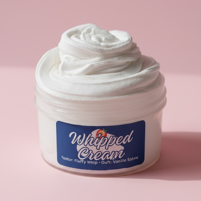 Whipped Cream - Fluffy Whip Slime – Chubby Cheek Slime