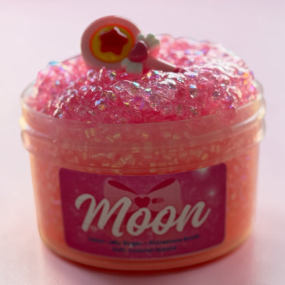 Moon - Jelly Bingsu Slime + Rhinestone Topper