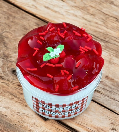 Strawberry Panna Cotta - Slay Slime + Jellycubes