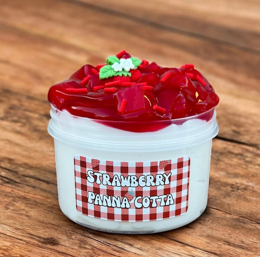 Strawberry Panna Cotta - Slay Slime + Jellycubes