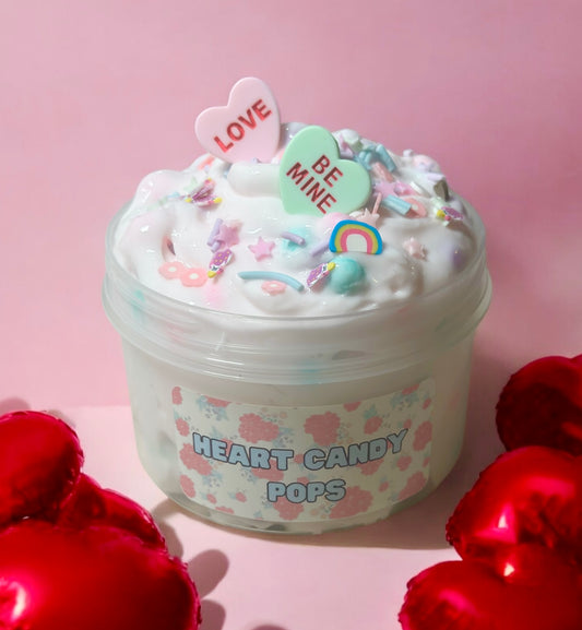 Heart Candy Pops - Floam Slime