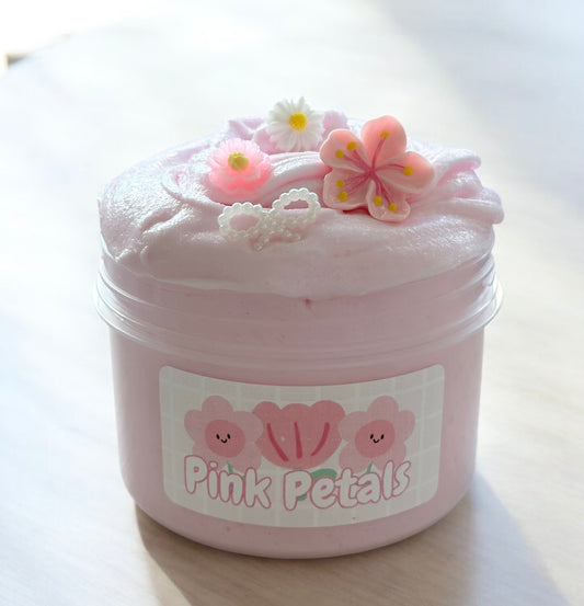 Pink Petals- Cloud Creme  Slime