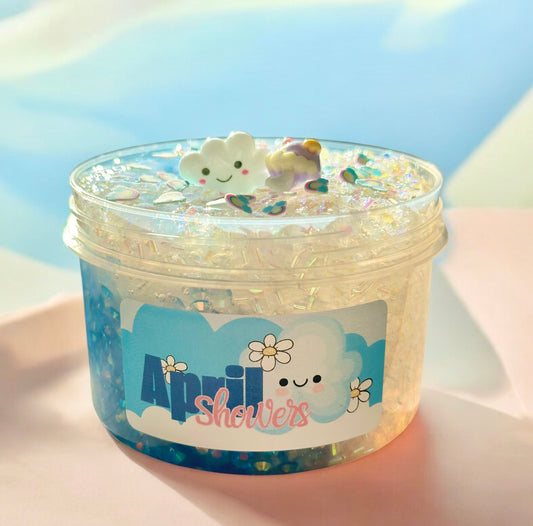 April showers - Rhinestone/ Bingsu Slime