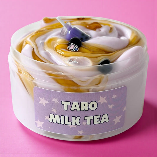 Taro Milk Tea- DIY Slime- Thick and Glossy Slime