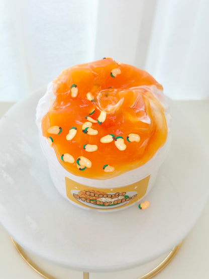 Mango Sticky Rice Slime -Slushie Slime - Crunchy Slime