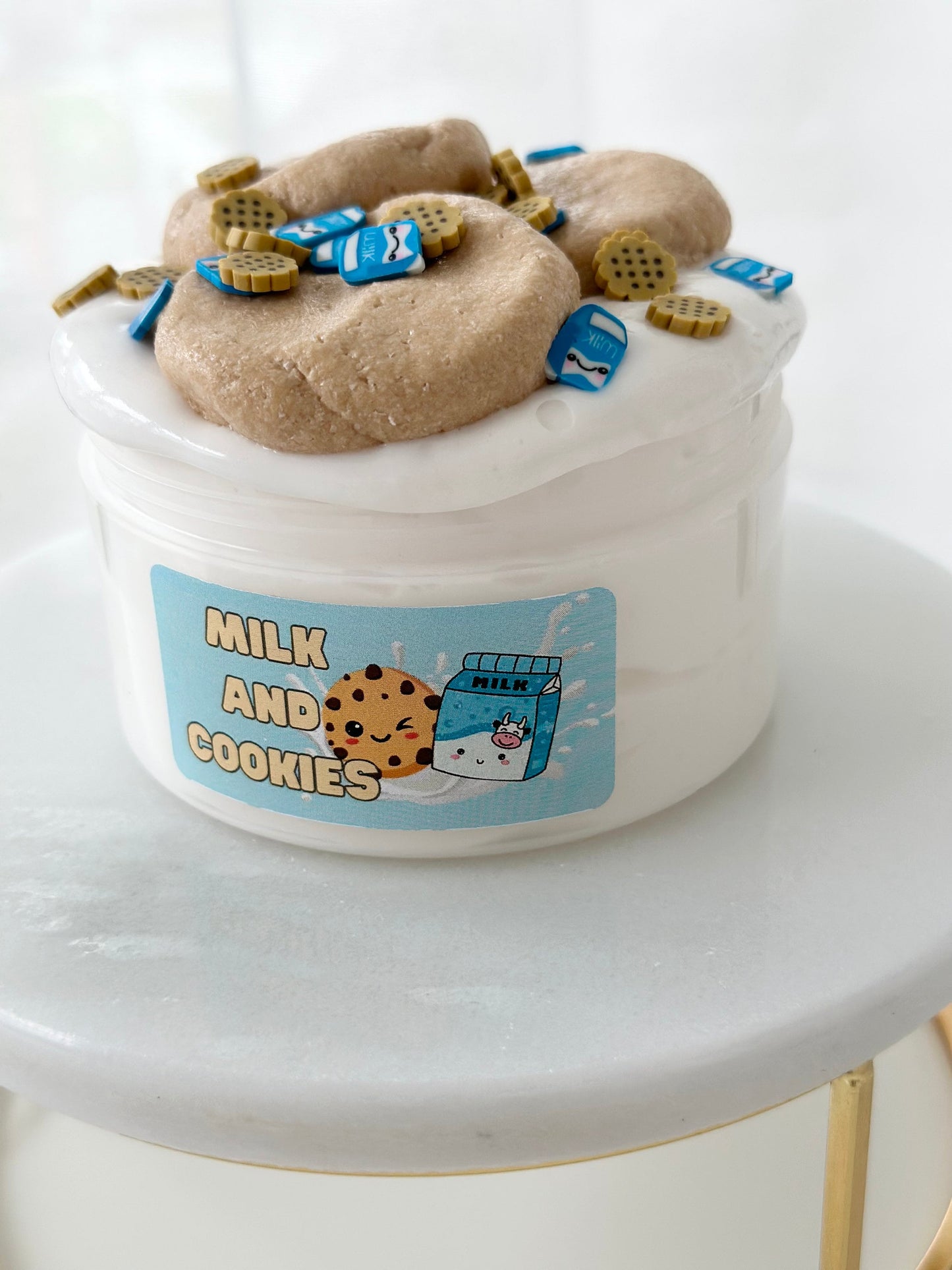 Milk & Cookies DIY Slime