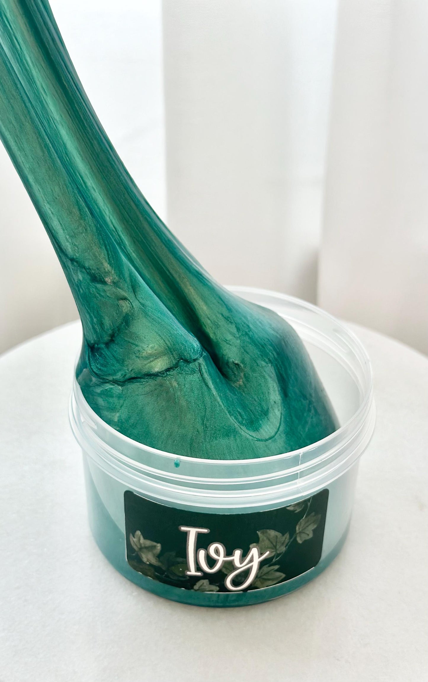 Ivy- Metallic Clear Slime