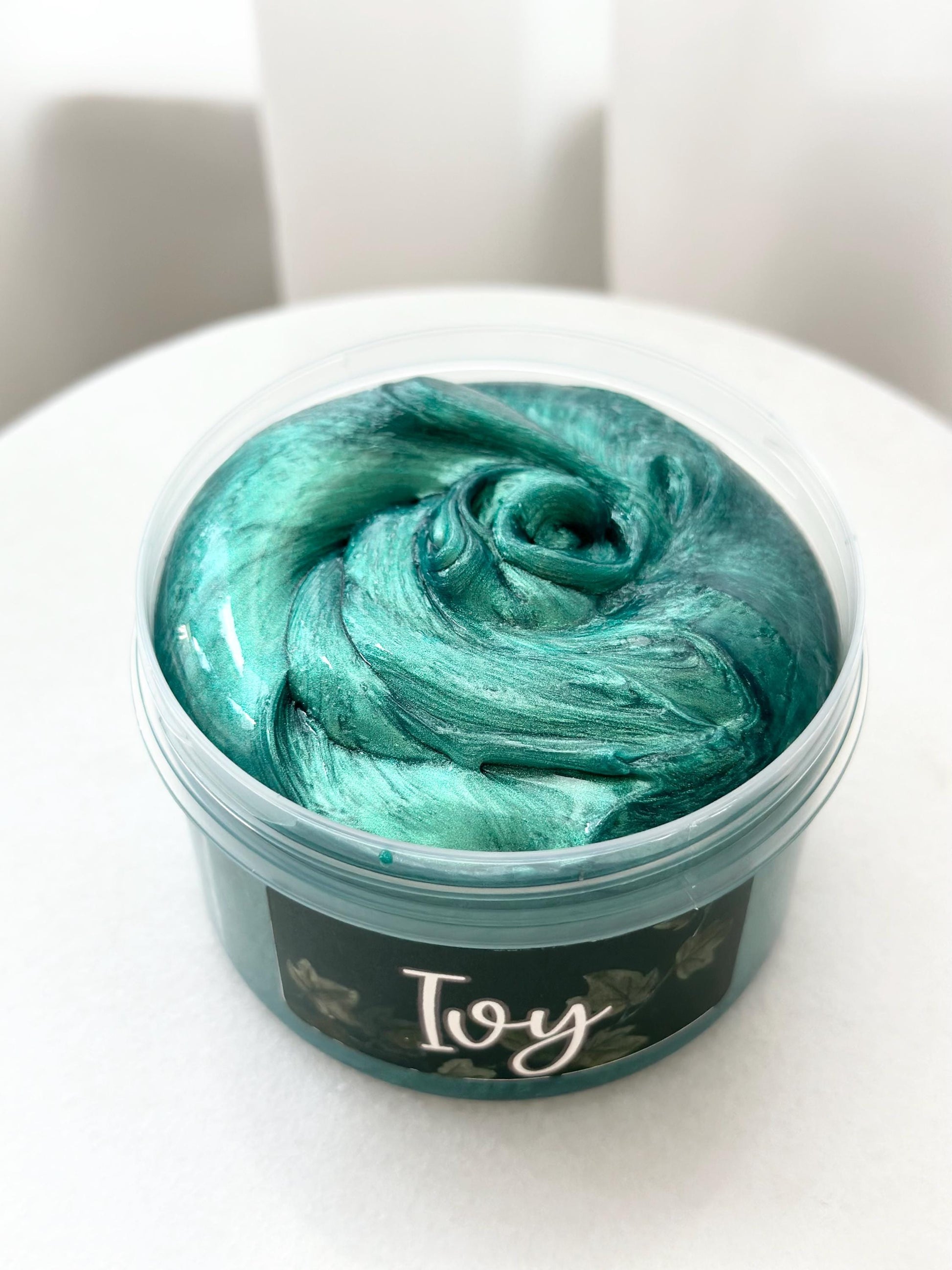 Ivy- Metallic Clear Slime