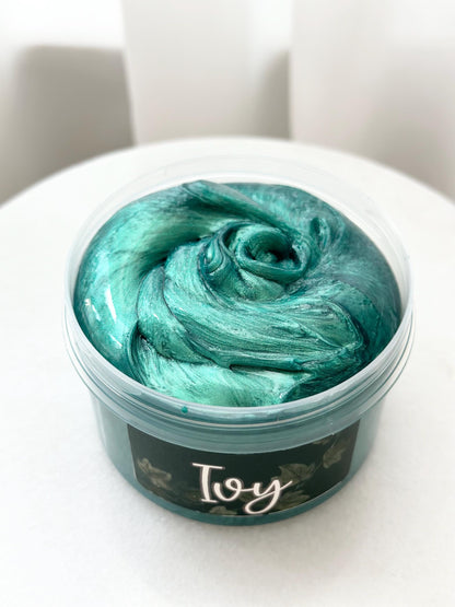 Ivy- Metallic Clear Slime