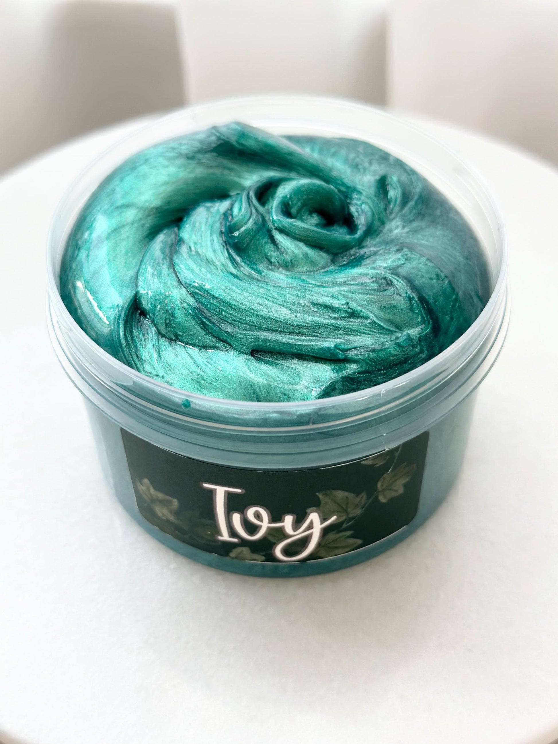 Ivy- Metallic Clear Slime