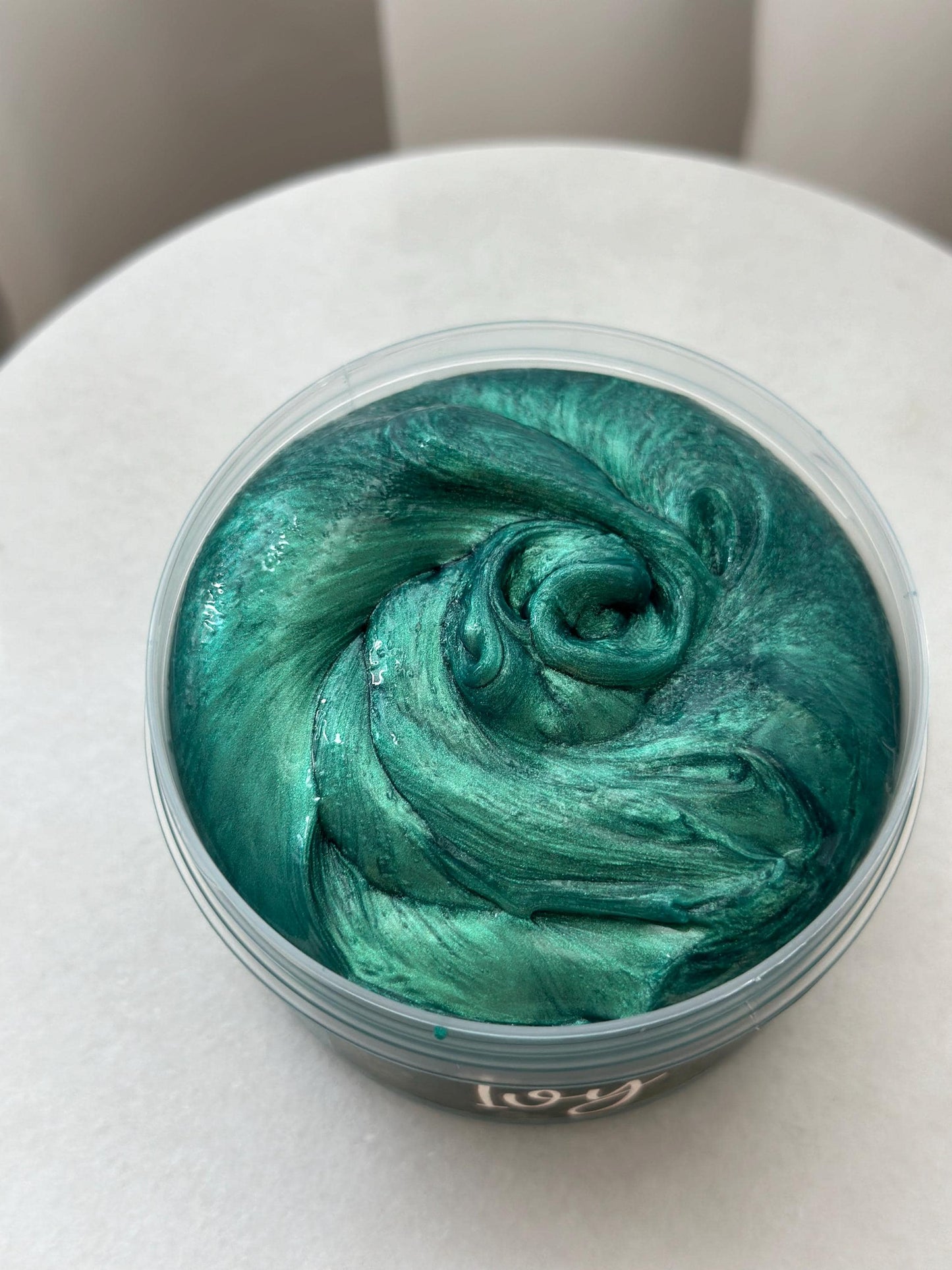 Ivy- Metallic Clear Slime