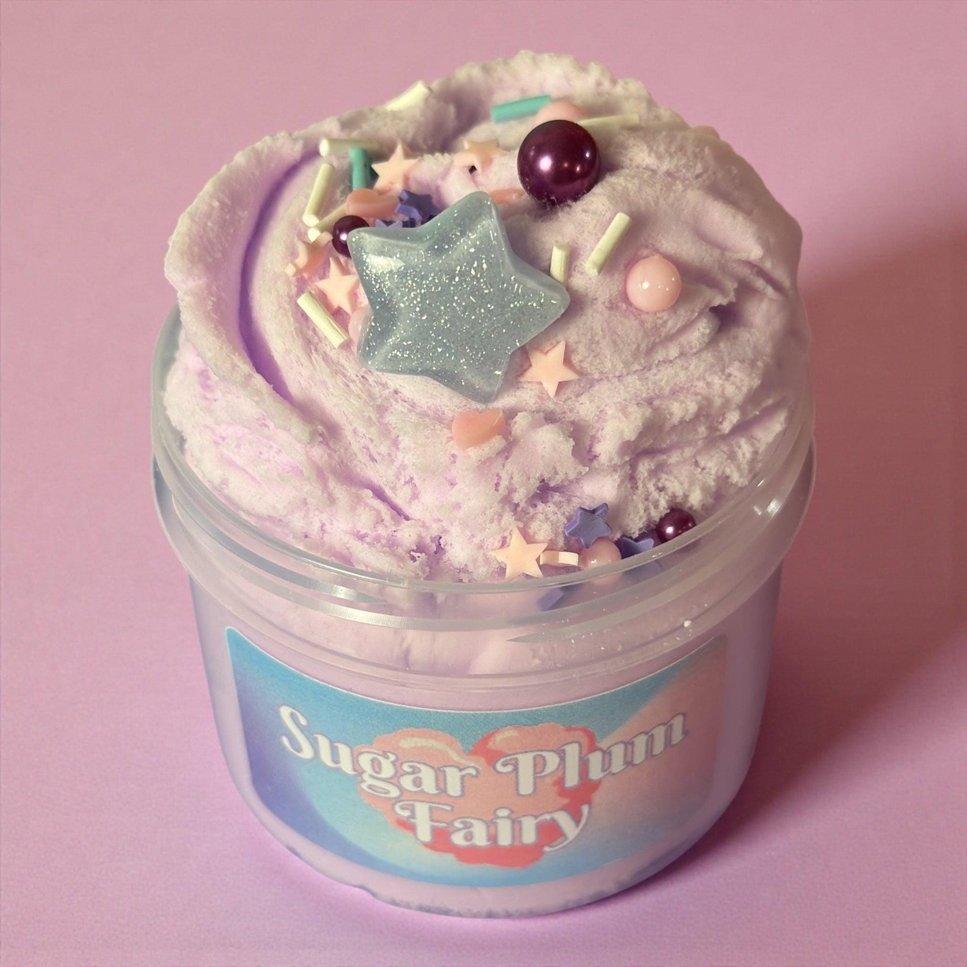 Sugar Plum Fairy - lila Cloud Slime - Cloud Slime - Mystischer Weichspüler - 185 Ml Cloud Slime - Aktivator Und Gebrauchsanleitung