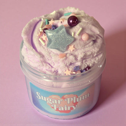 Sugar Plum Fairy - lila Cloud Slime - Cloud Slime - Mystischer Weichspüler - 185 Ml Cloud Slime - Aktivator Und Gebrauchsanleitung