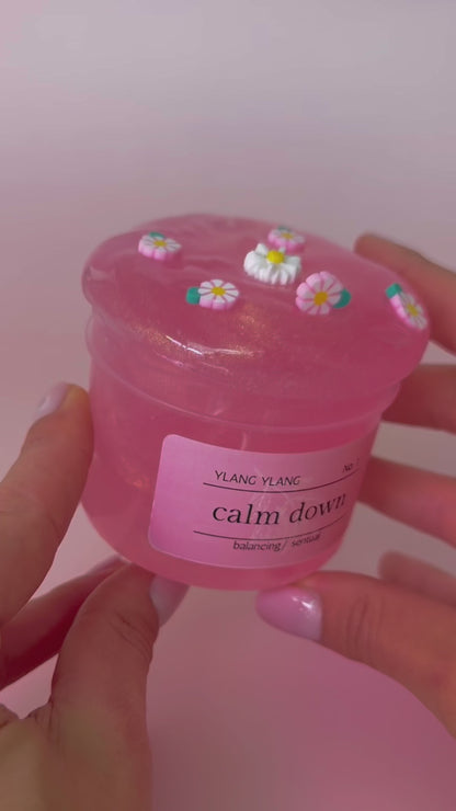 Calm down - Clear Putty Slime