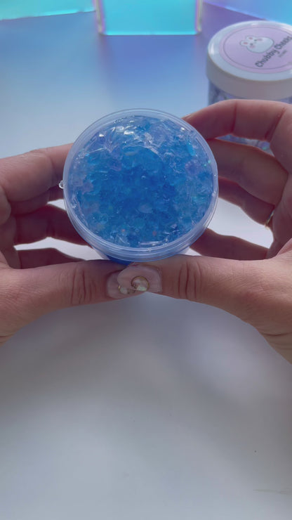 Blue Lagoon - Snowfizz Slime + Silica Bead Slime
