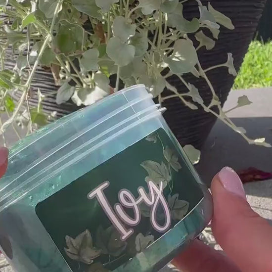 Ivy- Metallic Clear Slime