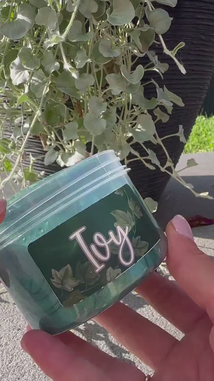 Ivy- Metallic Clear Slime