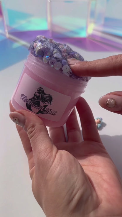 Mermaid Tail - Icee Slime + Sequin Bomb Topper